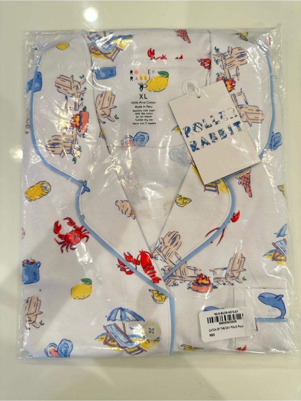 Roller Rabbit Cath Of The Day Polo Pajama Set